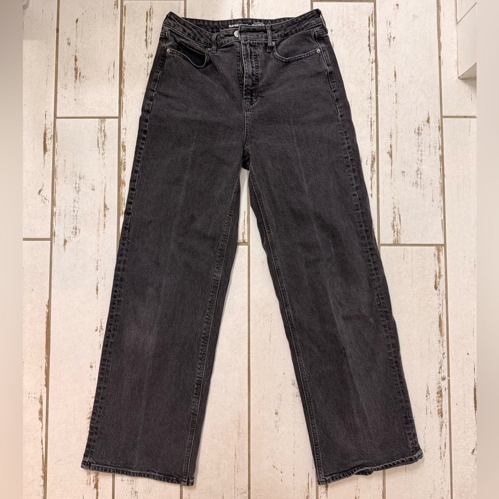 Old Navy women’s • extra high waisted • wide - leg Jean